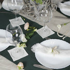 Set of linen coasters