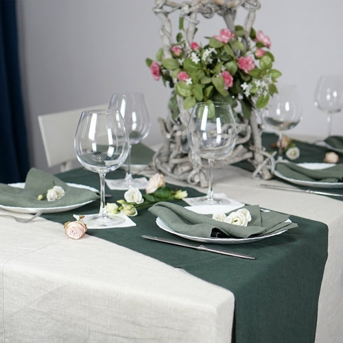 Double sided linen napkins