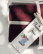 Linen Tablecloth with Ruffles