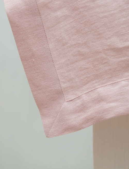 Pale Pink linen table cloth